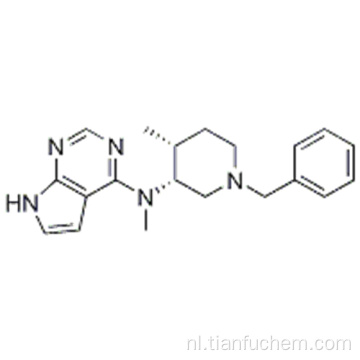 7H-Pyrrolo [2,3-d] pyriMidine-4-aMine, N-methyl-N - [(3R, 4R) -4-methyl-1- (fenylmethyl) -3-piperidinyl] - CAS 477600-73-0